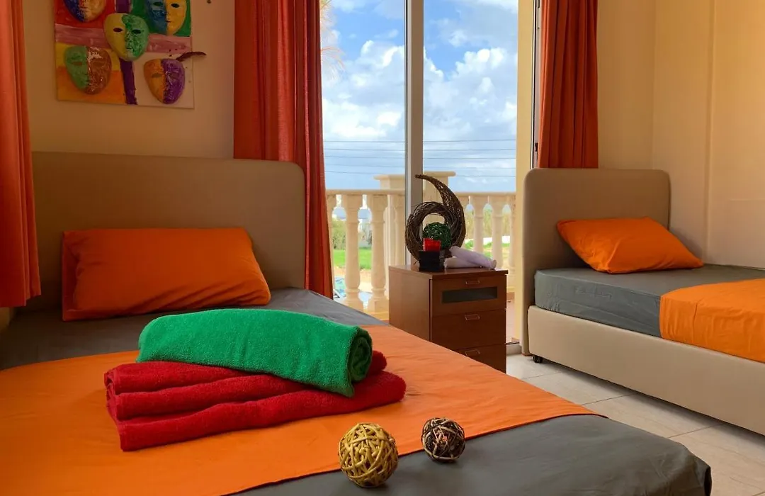 Beach Villa Roula 4 Bedroom In Ayia Napa-1