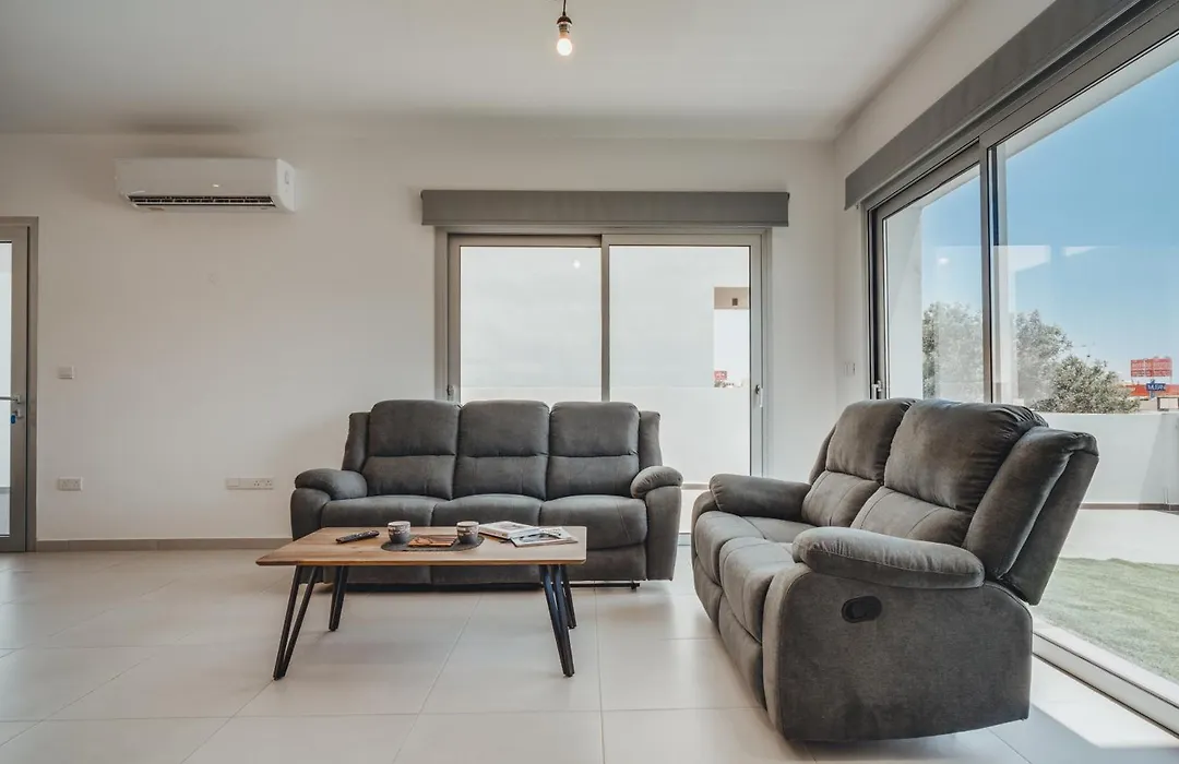 Stay In Style In Modern 3 Bedroom Villas Near Nissi Beach & Square-1