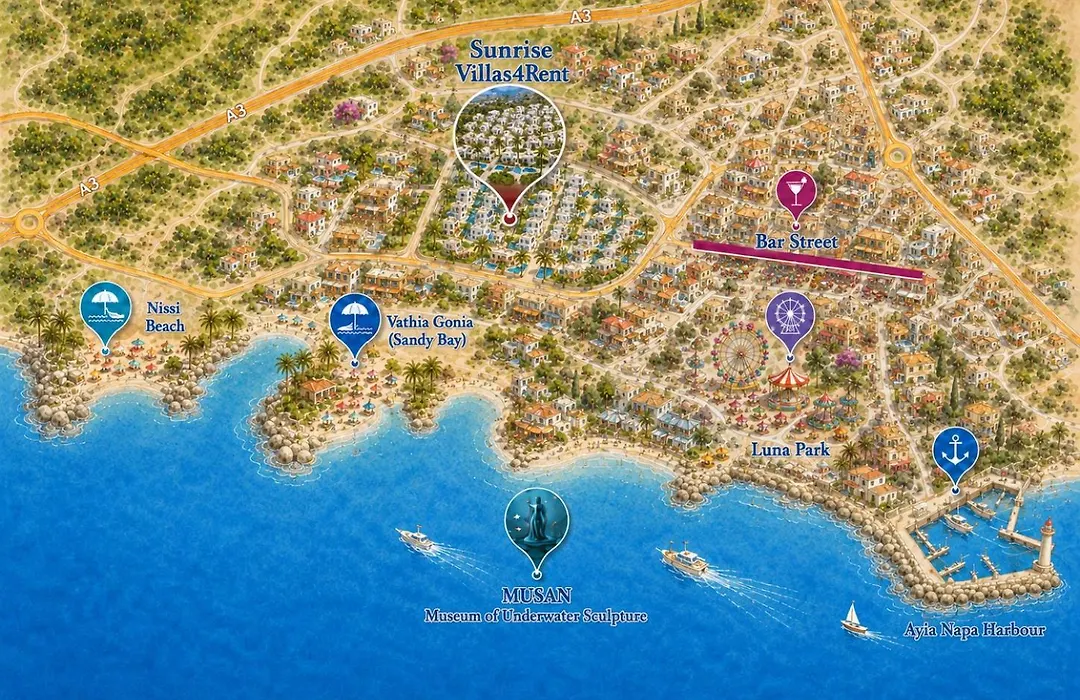Nissi Beach Villa Oleandra-1