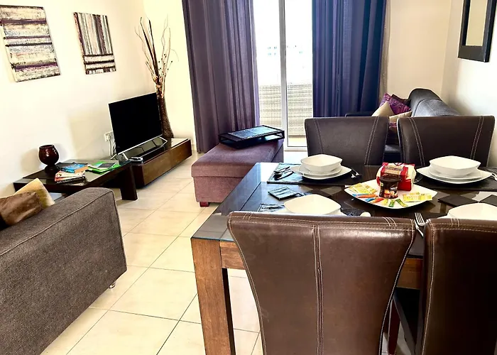 Huisdiervriedelijke Nissi Golden Sands A1 D24 Corner Top Penthouse Apartment Agia Napa